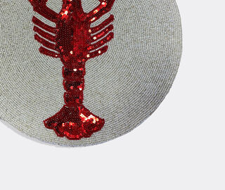 Les-Ottomans 'Lobster' beaded placemat, set of two MULTICOLOUR OTTO24SET969MUL