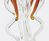 Les-Ottomans 'Medusa' glass, brown multicolor OTTO23MED698MUL