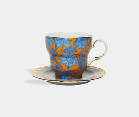 La DoubleJ &#39;Lilium Zafferano Big Mama&#39; cup and saucer YELLOW LADJ22BIG734MUL