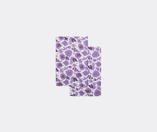 La DoubleJ 'Wildbird Viola' tablemat, set of two PURPLE LADJ22TAB676PUR