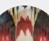 Les-Ottomans 'Ikat' glass plate, red, green and white  OTTO20IKA566MUL