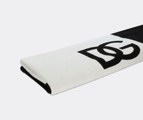 Dolce&amp;Gabbana Casa Blanket with D&amp;G logo, black and white MULTICOLOUR DGCA25BLA154MUL
