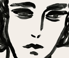 Lemon 'No sense of propriety 293' art print LIGHT BROWN LEMN21NOS464MUL