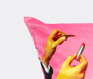 Seletti 'Lipsticks' cushion, pink PINK SELE21POL328PIN