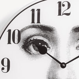Fornasetti 'Viso' wall clock WHITE FORN23WAL259MUL