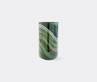 POLSPOTTEN 'Marbled Glass' vase, large, green GREEN POLS25VAS229GRN