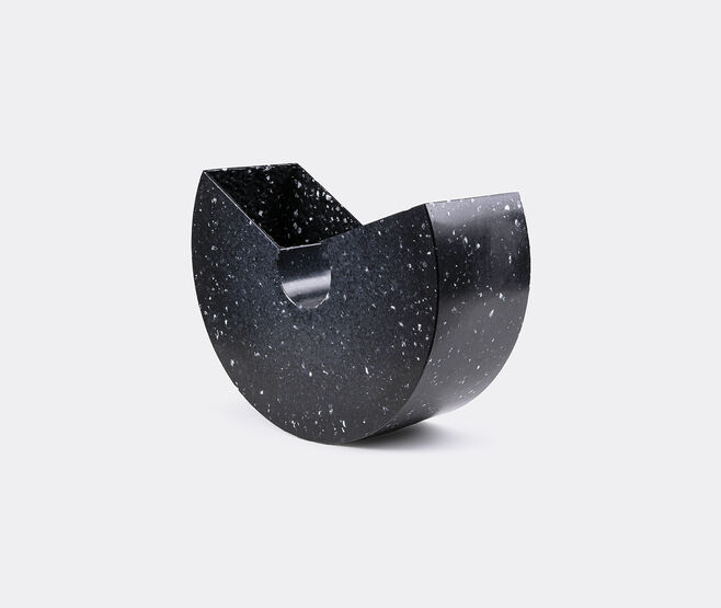Federica Cammarota 'Rock' desk bin, black BLACK CAMM24ROC065BLK