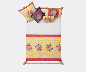 Lisa Corti 'Arabesque Corolla' cushion, medium, red and yellow MULTICOLOUR LICO23CUS172MUL