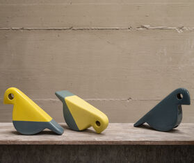 Nuove Forme &#39;Bird Figure&#39;, grey GREY NUFO22FIG618GRY