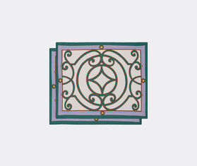 La DoubleJ 'Cortile Ivory' tablemat, set of two MULTICOLOUR LADJ23TAB864WHI