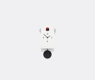 Domeniconi 'Zuba' cuckoo clock, white WHITE DOME25CUC443WHI