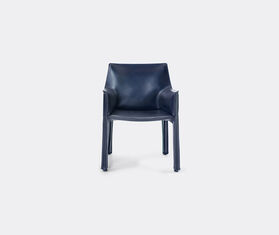 Cassina &#39;Cab 413&#39; armchair, leather, blue BLUE CASS21CAB879BLU