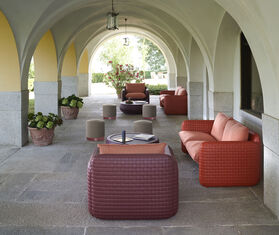 Slide 'Mara' pouf BROWN SLID20MAR384BRW