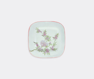 Pierre-Louis Mascia Floral square tray, light blue LIGHT BLUE PLMA26TRA695LBL