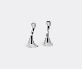 Georg Jensen 'Cobra' candleholder medium, set of two SILVER GEJE18COB443SIL