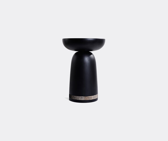 Zanat 'Nera' stool, white on black undefined ${masterID}