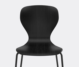 Viccarbe &#39;Ears&#39; chair, metal legs, black BLACK VICC21EAR204BLK