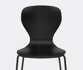 Viccarbe 'Ears' chair, metal legs, black BLACK VICC21EAR204BLK