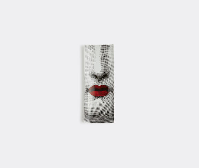 Fornasetti 'Tema e Variazioni n.397' tray, red, black and white WHITE FORN23REC196WHI