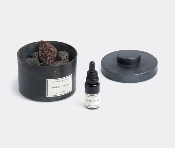 Mad et Len 'D'Apothicaire' pot pourri totem, Spirituelle BLACK MALE15POT432BLK