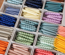 Hay 'Candle Conical' set of six, blue MULTICOLOUR HAY121CAN474MUL