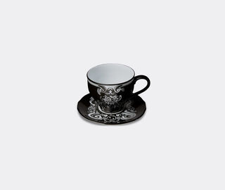 Gucci 'Star Eye' demitasse cup and saucer, set of two, black BLACK GUCC18CUP276BLK