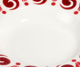 THEMIS Z &#39;Kallos&#39; soup plate, red RED THEM24KAL699RED