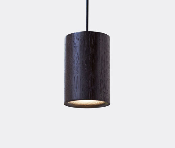Case Furniture 'Solid Pendant' light, cylinder, black oak Black CAFU20SOL228BLK