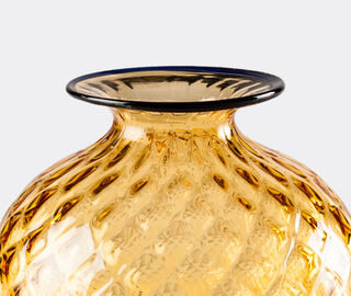 Venini 'Monofiore' rounded bottle, XS, yellow AMBER VENI20MON952YEL