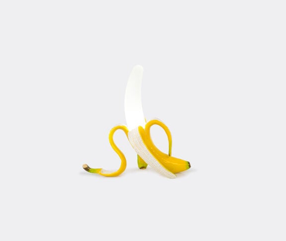Seletti Banana Lamp-Daisy Resin And Glass Lamp Cm.26X15 H.30-Rechargeable YELLOW/WHITE ${masterID} 2