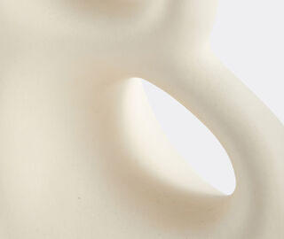 POLSPOTTEN 'Three Ears' vase, small, white WHITE POLS25VAS178WHI