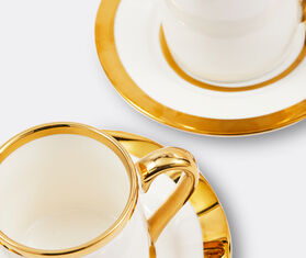 POLSPOTTEN 'Golden Finds' espresso cup, set of four, white WHITE POLS25ESP389WHI