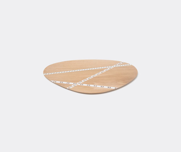 Studio Nada Debs Funquetry Crisscross Pebble Plate, Medium Natural ${masterID} 2