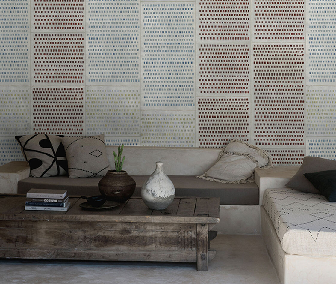 Wall&decò Wallpapers Multicolor 2 In Blue/red