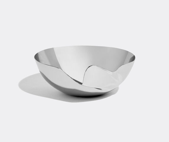 Zaha Hadid Design 'Serenity' bowl, large, silver