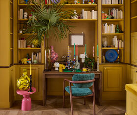 POLSPOTTEN &#39;Beads&#39; candle holder, small, multicolor MULTICOLOUR POLS25CAN485MUL