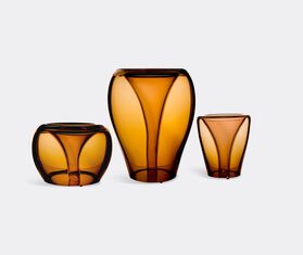 Valner Glass Glass plant pot, large BROWN VAGL17GLA924BRW