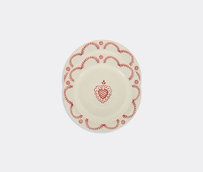 House of Capricorn 'Viana' dinner plate, set of two, red RED HOCA26VIA551RED