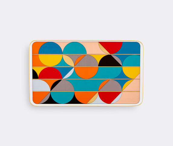 Vista Alegre 'Futurismo' rectangular tray, small multicolor VIAL23FUT394MUL