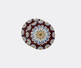 La DoubleJ 'Nucleus' placemat, set of two, bordeaux MULTICOLOR LADJ26DIS312MUL