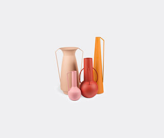 POLSPOTTEN 'Roman' vase, set of four, sunset PINK POLS22VAS863PIN