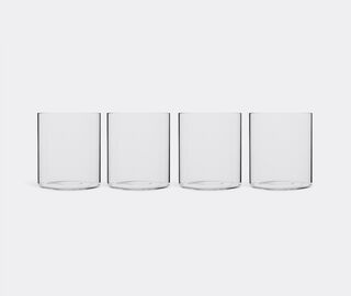 Ichendorf Milano 'Cilindro' wine glass, set of four TRANSPARENT ICMI17CIL402TRA