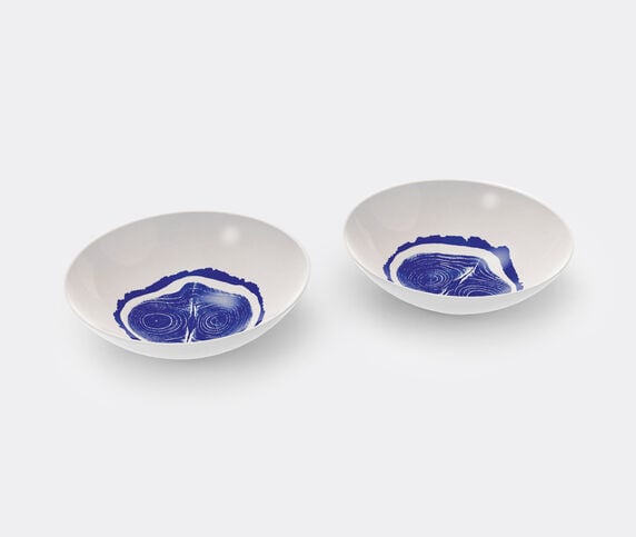Cassina 'Le Monde de Charlotte Perriand, Tronc', soup plates, set of two White and blue CASS21SET217BLU