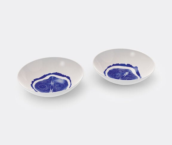 Cassina 'Le Monde de Charlotte Perriand, Tronc', soup plates, set of two White and blue ${masterID}