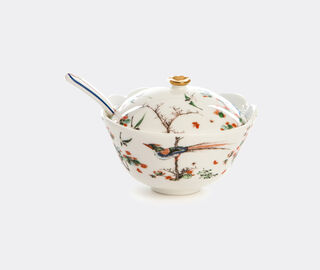 Seletti 'Hybrid Maurilia' sugar pot with spoon MULTICOLOUR SELE22HYB480MUL