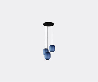 Cappellini 'Arya' three pendant lamp, blue, US plug BLUE CAPP20ARY737BLU
