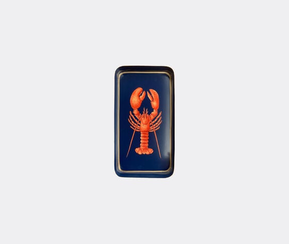 Les-Ottomans 'Lobster' iron tray, blue undefined ${masterID}