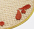 La DoubleJ 'Capri Mattone' raffia placemat, set of two, natural and red multicolor LADJ24CAP397MUL