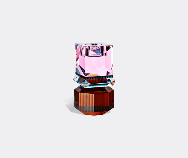 Reflections Copenhagen 'Dakota' tealight holder, brown, clear, petrol and rose MULTICOLOUR REFL25DAK602MUL