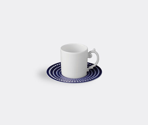 L'Objet 'Perlee' espresso cup and saucer, blue undefined ${masterID}
